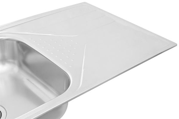 Chậu rửa chén 2 ngăn 1 cánh inox Teka Universe 80 T-XP 2B 1D REV 3½