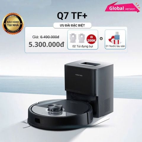 Robot hút bụi lau nhà Roborock Q7 TF+ (Plus) - Bản Quốc Tế