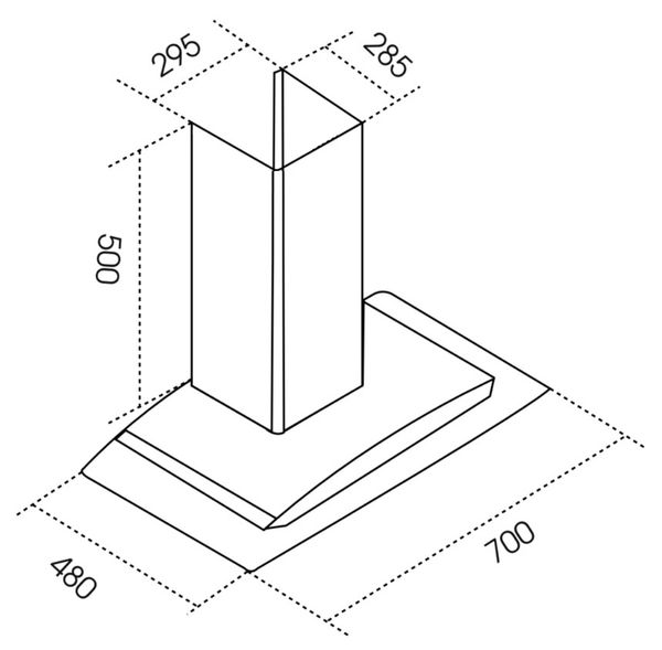 Máy hút mùi Dmestik TL3470 DMK 70cm