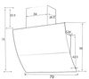 Máy hút mùi gắn tường D'mestik TL4670 DMK 70cm
