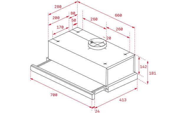 Máy hút mùi Teka TLR2 72 SS 70cm