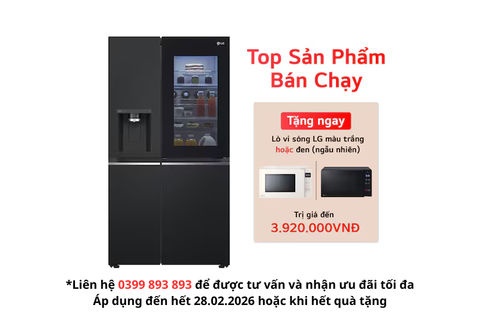 Tủ lạnh LG Inverter 635 Lít Side By Side InstaView Door-in-Door GR-X257BL