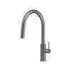 Vòi rửa Konox dây rút Venice Gun Metal nóng lạnh