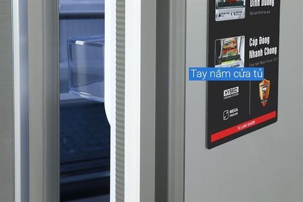 Tủ lạnh Sharp Inverter 572 lít SJ-FXP650VG-SL mẫu mới 2025