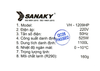 Tủ mát Sanaky 1200 lít VH-1209HP