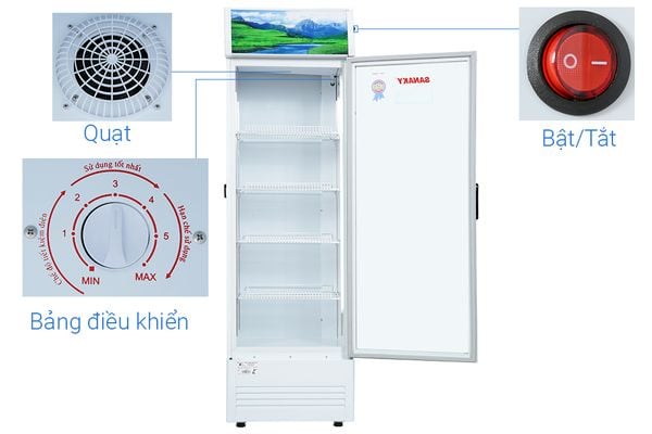 Tủ mát Sanaky Inverter 400 lít VH-4089K3