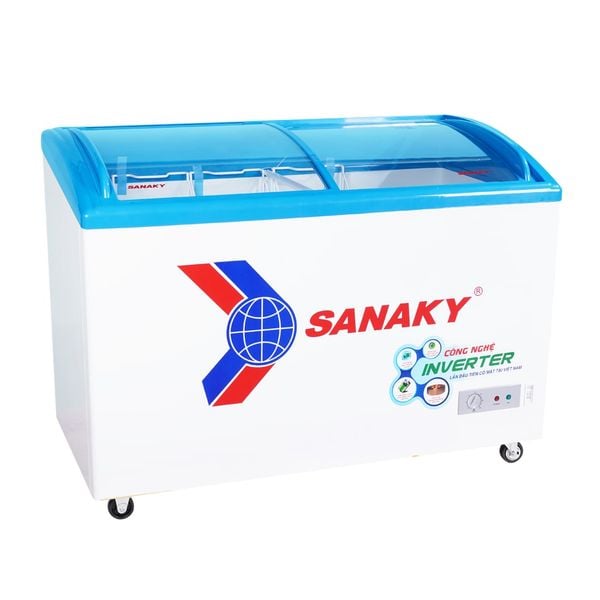 Tủ đông Sanaky kính cong Inverter 340 lít VH-4899K3