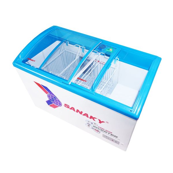 Tủ đông Sanaky kính cong Inverter 340 lít VH-4899K3