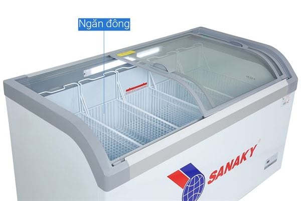 Tủ đông Sanaky nắp kính lùa 500 lít VH-888KA