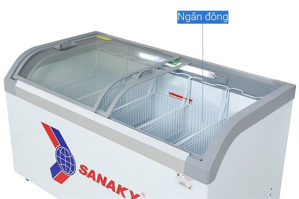 Tủ đông Sanaky nắp kính lùa 500 lít VH-888KA