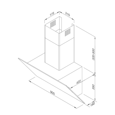 Máy Hút Mùi 90CM Malloca Vita V13 Gres