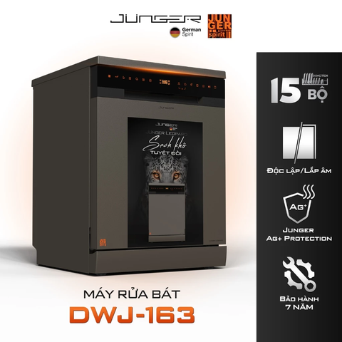Máy rửa bát 15 bộ Junger Leopard DWJ-163