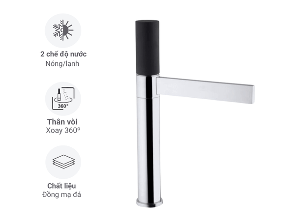 Vòi rửa bát nóng lạnh Furst F400063CR