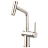 Vòi rửa Konox dây rút Volta Nickel nóng lạnh