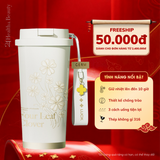  Ly Giữ Nhiệt Cao Cấp GERM BST Cỏ Bốn Lá - Vàng Gold 500ml – Inox 316L Nguyên Khối 