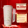  Ly Giữ Nhiệt Cao Cấp GERM BST Hoa Huệ Thung Lũng - Hồng 500ml – Inox 316L Nguyên Khối 