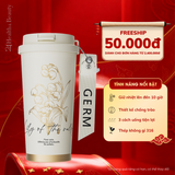  Ly Giữ Nhiệt Cao Cấp GERM BST Hoa Huệ Thung Lũng - Màu Trắng 500ml – Inox 316L Nguyên Khối 