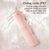  Máy Tăm Nước Vệ Sinh Răng Miệng Enchen Mint 3 – Màu Hồng Pastel 