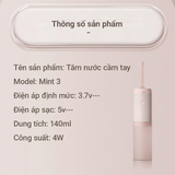  Máy Tăm Nước Vệ Sinh Răng Miệng Enchen Mint 3 – Màu Hồng Pastel 