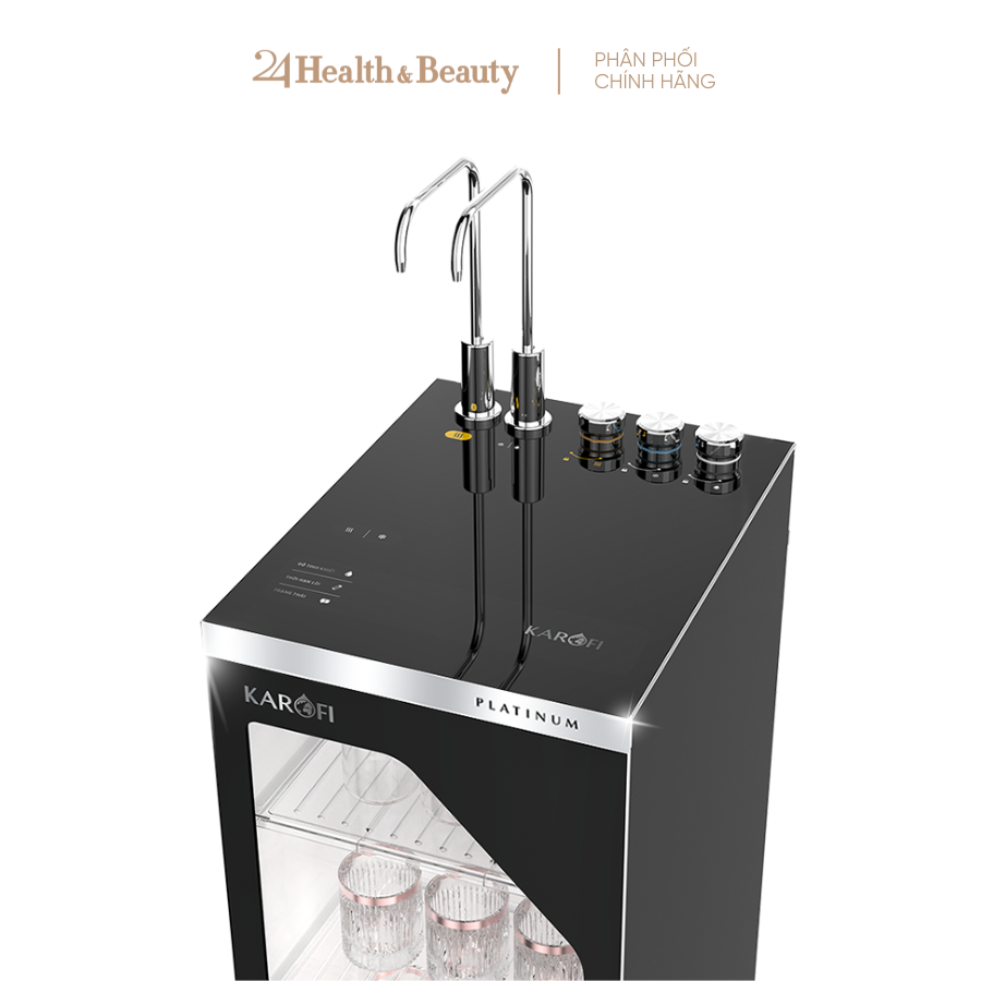  Máy lọc nước nóng lạnh Karofi Platinum S66 Trắng 