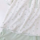  Bộ đùi bé gái sợi sồi Modal Lá Homewear MOD8, đồ bộ cộc tay mềm mát babydoll hoa nhí 