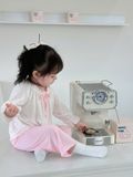  Bộ dài tay cho bé gái sợi sồi Modal Lá Homewear MOD7, đồ ngủ cho bé mềm mát dễ thương 