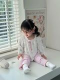  Bộ dài tay cho bé gái sợi sồi Modal Lá Homewear MOD7, đồ ngủ cho bé mềm mát dễ thương 