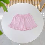  Bộ đùi bé gái sợi sồi Modal Lá Homewear MOD8, đồ bộ cộc tay mềm mát babydoll hoa nhí 