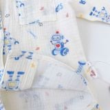  Pizama cho bé xô muslin Lá Homewear XM05, đồ bộ dài tay bé trai gái mềm mát thấm hút 