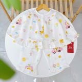  Pijama cho bé gái Lá Homewear XCL16, đồ ngủ trẻ em vải xô cotton, bộ dài tay mặc ngủ mềm mát 