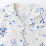 Pizama cho bé xô muslin Lá Homewear XM05, đồ bộ dài tay bé trai gái mềm mát thấm hút 