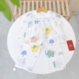  Pijama cộc tay cho bé gái Lá Homewear A378, bộ ngủ tay ngắn xô cotton thoáng nhẹ mát 