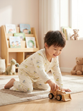  Bộ dài tay bé trai Lá Homewear TCL5, đồ ngủ bé trai vài tencel lycra mềm mỏng mát 