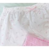  Quần mặc váy bé gái 95% Modal sợi Sồi Lá Homewear A392, combo 3 quần chip trẻ em gái hoa nhí 