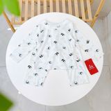  Bộ dài tay bé trai Lá Homewear TCL5, đồ ngủ bé trai vài tencel lycra mềm mỏng mát 