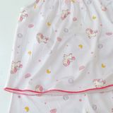  Bộ hai dây bé gái Lá Homewear A394, bộ hè cho bé gái vải tencel lycra mềm mỏng mát 
