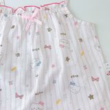  Bộ hai dây bé gái Lá Homewear A394, bộ hè cho bé gái vải tencel lycra mềm mỏng mát 