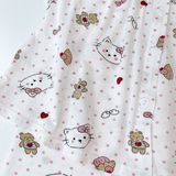  Bộ tay ngắn quần dài bé gái sợi sồi Modal Lá Homewear MOD4, đồ dài cộc tay cho bé babydoll mềm mát 