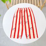  Bộ tay ngắn quần dài cho bé 95% sợi sồi Modal Ice Cool Lá Homewear A331, đồ ngủ cộc tay bé trai gái khủng long kitty 
