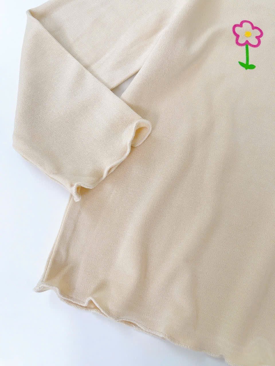  Bộ dài tay cho bé gái Lá Homewear A353, đồ mặc ngủ bé gái vải rayon mềm êm co giãn thấm hút hình hoa 