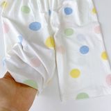  Bộ lửng bé gái 95% sợi sồi Modal Ice Cool Lá Homewear A303, đồ bộ quần lỡ bé gái họa tiết kỳ lân unicorn 