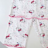  Bộ lửng cho bé gái sợi sồi Modal Ice Cool Lá Homewear A371 họa tiết kitty gấu dâu hoa nhí 