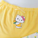  Quần lót bé gái 95% Modal sợi Sồi Lá Homewear A392, set 3 quần chip bé gái kitty caro dễ thương 