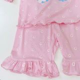  Bộ lửng cho bé gái 95% sợi sồi Modal Ice Cool Áo Lá Homewear A326 họa tiết hoa nhí kỳ lân unicorn melody 