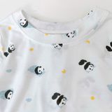  Bộ dài tay bé trai Lá Homewear TCL5, đồ ngủ bé trai vài tencel lycra mềm mỏng mát 
