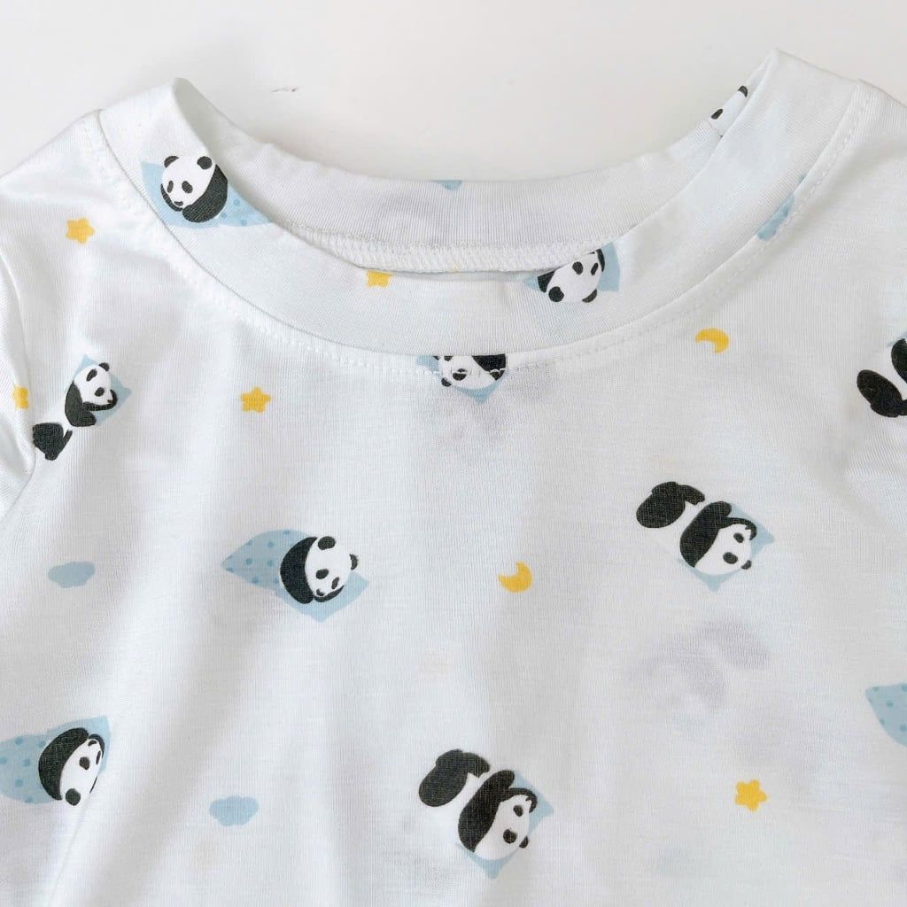  Bộ dài tay bé trai Lá Homewear TCL5, đồ ngủ bé trai vài tencel lycra mềm mỏng mát 