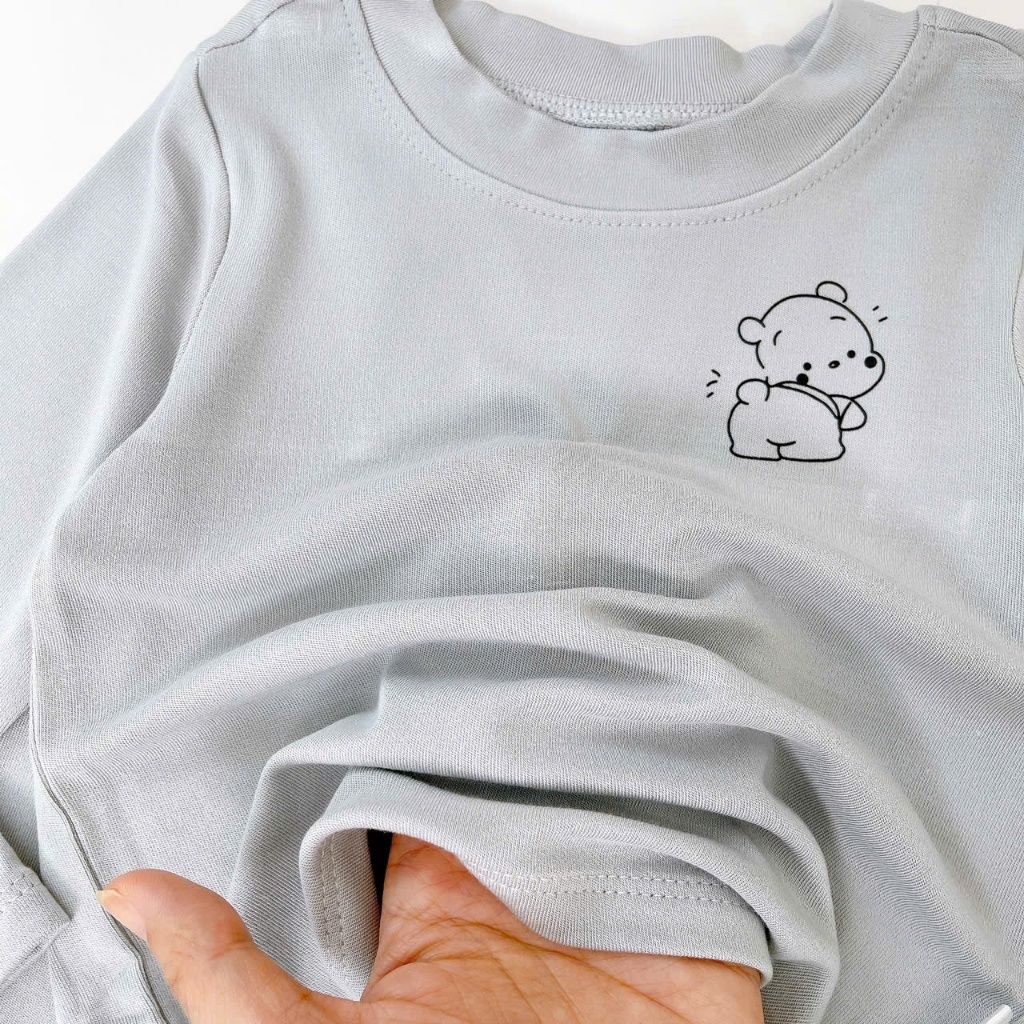  Bộ dài tay cho bé trai Lá Homewear A350, đồ dài mặc ngủ bé trai vải rayon mềm êm co giãn thấm hút 