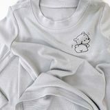  Bộ dài tay cho bé trai Lá Homewear A350, đồ dài mặc ngủ bé trai vải rayon mềm êm co giãn thấm hút 