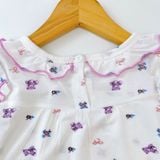  Bộ tay dài bé gái sợi sồi Modal Lá Homewear MOD5, đồ ngủ cho bé babydoll mát mềm phối bèo dễ thương 