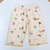  Bộ lửng bé gái sợi sồi Modal Lá Homewear MOD6, đồ bộ tay ngắn quần lỡ babydoll dễ thương vải mềm mát 